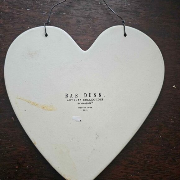 Ceramic Rae Dunn Heart Home Decor - Picture 2 of 2